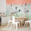Artgeist Fototapetas - Cranes in Pastels