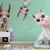 Artgeist Fototapetas - Crazy Llamas