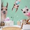 Artgeist Fototapetas - Crazy Llamas
