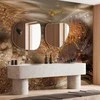 Artgeist Fototapetas - Dandelions' World (Gold)