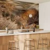 Artgeist Fototapetas - Dandelions' World (Gold)