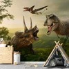 Artgeist Fototapetas - Dinosaur Square