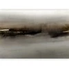 Artgeist Fototapetas - Diuna - abstract modern painting in pilkas with juodas pattern