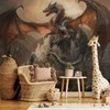 Artgeist Fototapetas - Dragon castle