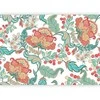 Artgeist Fototapetas - Ethnic vegetation - plant motif with ornaments in coloured flowers