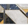Artgeist Fototapetas - Expressive Pattern in Gold and Garnet