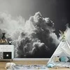 Artgeist Fototapetas - Extraordinary Phenomenon: The Sun Illuminating Dark Clouds