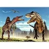 Artgeist Fototapetas - Fighting Dinosaurs