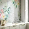 Artgeist Fototapetas - Flowery Marble