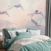 Artgeist Fototapetas - Flying Swans