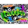 Artgeist Fototapetas - Football Graffiti