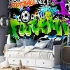 Artgeist Fototapetas - Football Graffiti