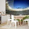 Artgeist Fototapetas - Football pitch - illuminated stadium with crowded stands