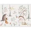 Artgeist Fototapetas - Forest Land With Animals Painted in Watercolours