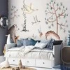 Artgeist Fototapetas - Forest Land With Animals Painted in Watercolours