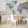 Artgeist Fototapetas - Geography study - world map with signed countries in English