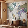 Artgeist Fototapetas - Geography study - world map with signed countries in English