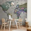 Artgeist Fototapetas - Geography study - world map with signed countries in English