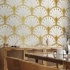 Artgeist Fototapetas - Gold and Marble Art Deco-inspired Pattern