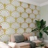 Artgeist Fototapetas - Gold and Marble Art Deco-inspired Pattern