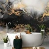Artgeist Fototapetas - Gold Explosions - an Abstract Pattern Inspired by Marble