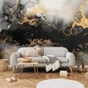 Artgeist Fototapetas - Gold Explosions - an Abstract Pattern Inspired by Marble