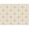 Artgeist Fototapetas - Gold Linear Pattern on Marble Background