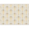 Artgeist Fototapetas - Gold Linear Pattern on Marble Background