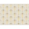 Artgeist Fototapetas - Gold Linear Pattern on Marble Background