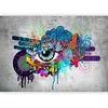 Artgeist Fototapetas - Graffiti eye