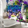 Artgeist Fototapetas - Graffiti: violet theme
