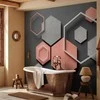 Artgeist Fototapetas - Hexagon Plan