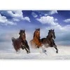 Artgeist Fototapetas - Horses in the Snow