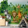 Artgeist Fototapetas - Jungle Animals