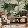 Artgeist Fototapetas - Jungle Land With Animals in the Style of Old Engravings