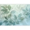 Artgeist Fototapetas - Large Leaves in Shades of Žalias-Mint: Botanical Motif