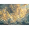 Artgeist Fototapetas - Last Breath of the Day: Clouds Illuminated by Evening Glow
