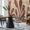 Artgeist Fototapetas - Leaves and spots – large vibrant shapes inspired by Matisse