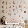 Artgeist Fototapetas - Letters in Soft Colours