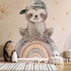 Artgeist Fototapetas - Little Sloth Among Stars and Rainbows