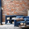Artgeist Fototapetas - Loft Wall - Pattern Imitating an Old Raudona Brick
