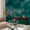 Artgeist Fototapetas - Malachite respite - modernist abstract background with texture