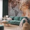 Artgeist Fototapetas - Map Colors