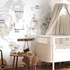 Artgeist Fototapetas - Minimalist Map for Children's Room