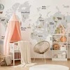 Artgeist Fototapetas - Minimalist Map for Children's Room