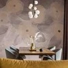 Artgeist Fototapetas - Minimalist meadow - patterns on a delicate beige textured background