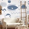 Artgeist Fototapetas - Minimalist ocean - geometric fish and crabs in water for kids