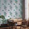 Artgeist Fototapetas - Mint nature - uniform pattern in floral motif with žalias leaves