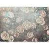 Artgeist Fototapetas - Misty nature - muted rose flowers on a background in pilkas tones