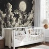 Artgeist Fototapetas - Moon and Stars Singing Among the Great Clouds
